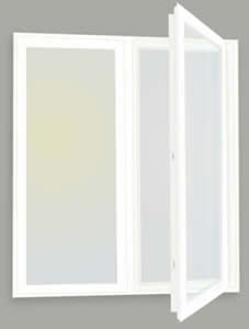 gloss duct white finish